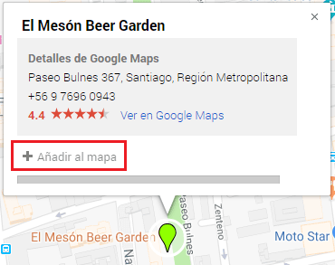 Añadir al mapa
