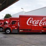 Camiones repartidores Coca-Cola