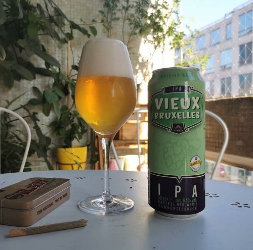 Maridaje de Blueberry y Vieux Bruxelles IPA