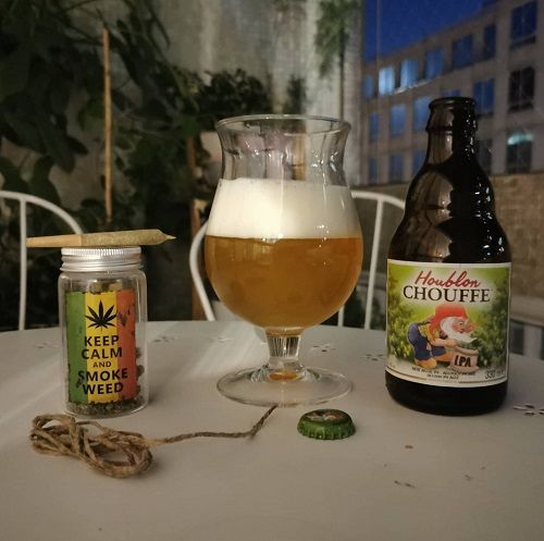Maridaje de Sour Cream y Chouffe Houblon IPA