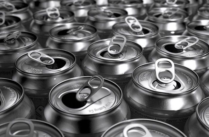 Latas de aluminio