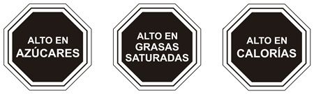 Alto en azucares, grasas saturadas y calorías Alto en azucares, grasas saturadas y calorías