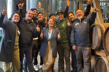 Cerveza colaborativa Valdivia Pilsner elaborada por cervecerías de la Región de Los Ríos