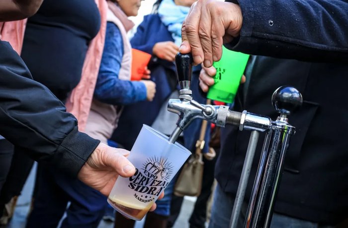 Degustación en la Expo Cerveza y Sidra de Mariquina