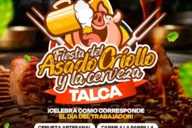 Fiesta del Asado Criollo y la Cerveza en el Parque Río Claro de Talca, Región del Maule