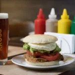 Capítulo 18 Altbier Kross junto a churrasco en Fuente Chilena