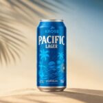 Lata de Kross Pacific Lager, la nueva cerveza chilena de Kross