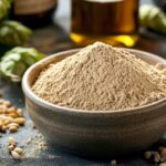 Levadura de cerveza en escamas, suplemento nutricional rico en vitaminas del grupo B